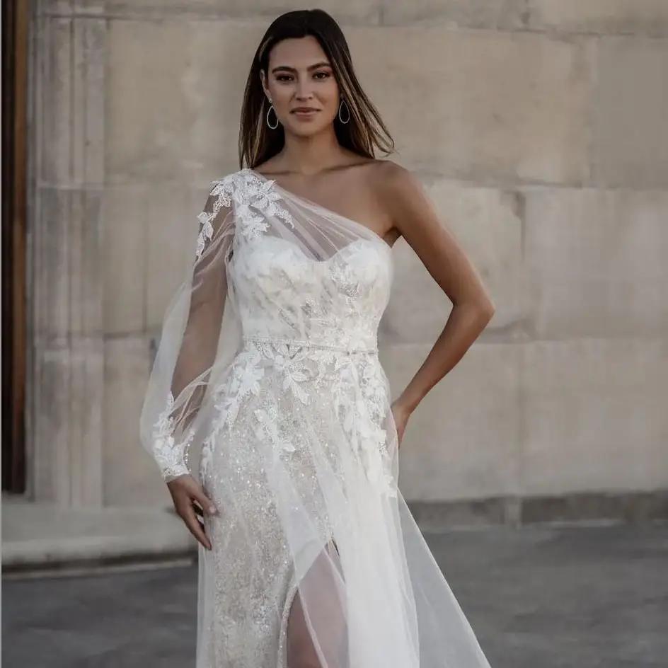 Hottest Wedding Gowns with Deep Slits Image